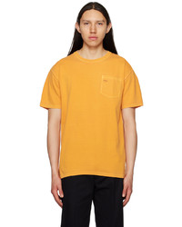 T-shirt à col rond en tricot orange Noah