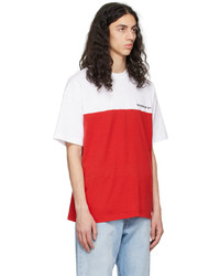 T-shirt à col rond en tricot pourpre foncé VTMNTS