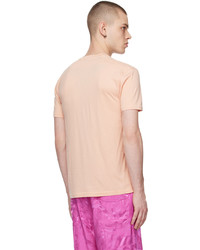 T-shirt à col rond en tricot rose Tom Ford