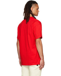 T-shirt à col rond en tricot rouge Nike