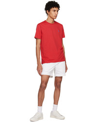 T-shirt à col rond en tricot rouge Polo Ralph Lauren