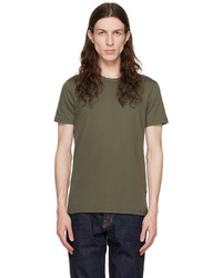 T-shirt à col rond en tricot vert foncé Tom Ford