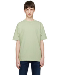 T-shirt à col rond en tricot vert menthe John Elliott