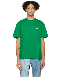 T-shirt à col rond en tricot vert Ader Error