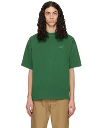 T-shirt à col rond en tricot vert Axel Arigato