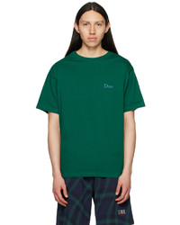 T-shirt à col rond en tricot vert Dime