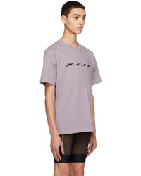 T-shirt à col rond en tricot violet clair MAAP