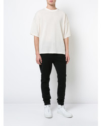 T-shirt à col rond en tulle blanc Fear Of God