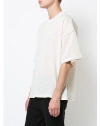 T-shirt à col rond en tulle blanc Fear Of God