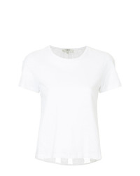 T-shirt à col rond en tulle blanc Sea