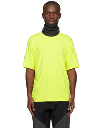 T-shirt à col rond en tulle en tricot chartreuse TMS.SITE