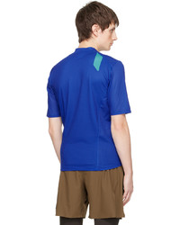 T-shirt à col rond en tulle imprimé bleu Soar Running