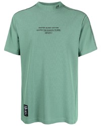 T-shirt à col rond en tulle imprimé vert menthe MASTER BUNNY EDITION