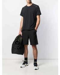 T-shirt à col rond en tulle noir Nike