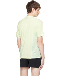 T-shirt à col rond en tulle vert menthe Soar Running