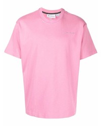 T-shirt à col rond fuchsia Adidas By Pharrell Williams