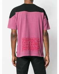 T-shirt à col rond fuchsia Cav Empt