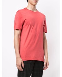 T-shirt à col rond fuchsia Cerruti 1881