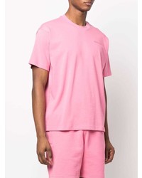 T-shirt à col rond fuchsia Adidas By Pharrell Williams