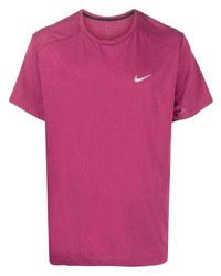 T-shirt à col rond fuchsia Nike