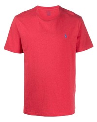 T-shirt à col rond fuchsia Polo Ralph Lauren