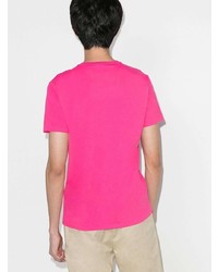 T-shirt à col rond fuchsia Polo Ralph Lauren