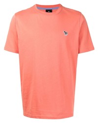 T-shirt à col rond fuchsia PS Paul Smith