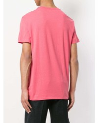 T-shirt à col rond fuchsia Polo Ralph Lauren