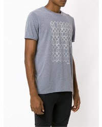 T-shirt à col rond géométrique gris Track & Field