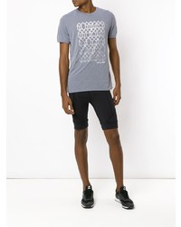 T-shirt à col rond géométrique gris Track & Field