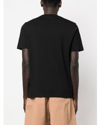 T-shirt à col rond géométrique noir Paul Smith