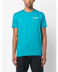 T-shirt à col rond géométrique turquoise Pendleton