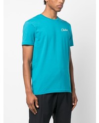 T-shirt à col rond géométrique turquoise Pendleton