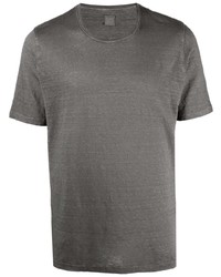 T-shirt à col rond gris foncé 120% Lino