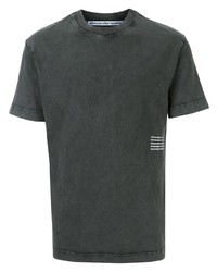 T-shirt à col rond gris foncé Alexander Wang