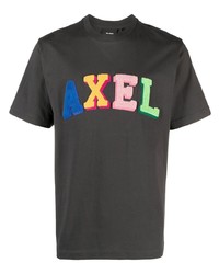 T-shirt à col rond gris foncé Axel Arigato