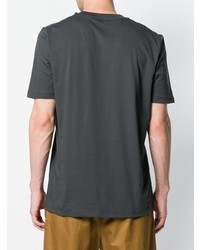 T-shirt à col rond gris foncé Jil Sander