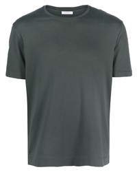 T-shirt à col rond gris foncé Boglioli