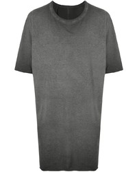 T-shirt à col rond gris foncé Boris Bidjan Saberi