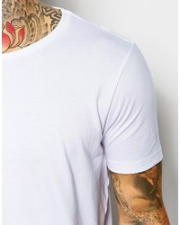 T-shirt à col rond gris foncé Asos