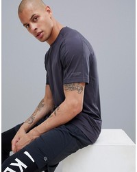 T-shirt à col rond gris foncé Calvin Klein Performance