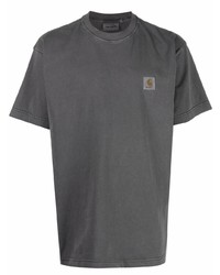 T-shirt à col rond gris foncé Carhartt WIP