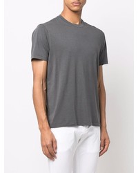 T-shirt à col rond gris foncé Tom Ford