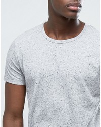 T-shirt à col rond gris foncé Esprit