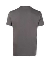 T-shirt à col rond gris foncé Tom Ford