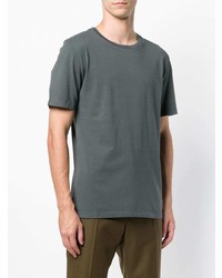 T-shirt à col rond gris foncé Maison Margiela