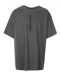 T-shirt à col rond gris foncé Daniel Patrick