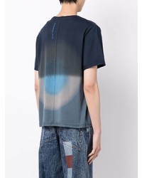 T-shirt à col rond gris foncé Eckhaus Latta