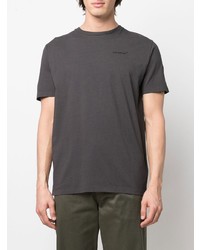 T-shirt à col rond gris foncé Off-White