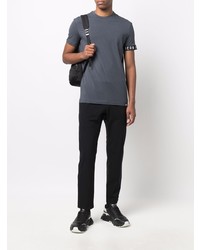 T-shirt à col rond gris foncé DSQUARED2